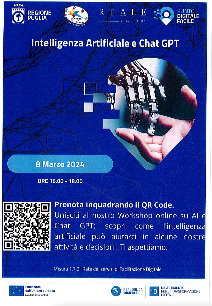 Intelligenza Artificiale e ChatGPT -Workshop online